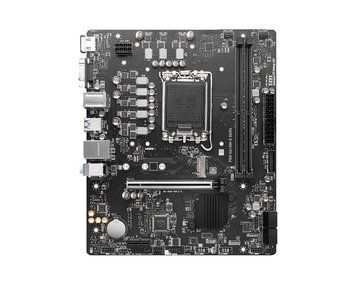 MSI Материнcкая плата PRO H610M-E DDR4 s1700 H610 2xDDR4 M.2 HDMI DSub mATX 911-7D48-062 фото
