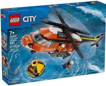 LEGO Конструктор LEGO City Гелікоптер берегової охорони 60503- фото