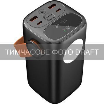 2E Акумулятор портативний літій-іонний Power Bank 2E 40000мА&middot;год, 65Вт, PD, QC, чорний 2E-PB4002-BLACK фото