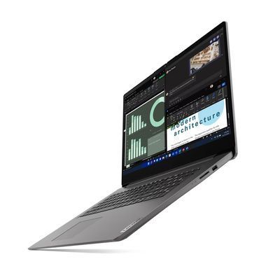Lenovo Ноутбук V17-G4 17.3" FHD IPS AG, Intel і3-1315U, 16GB, F512GB, UMA, DOS, сірий 83A2001SRA фото