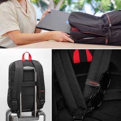 HyperX Рюкзак, Delta 16", чёрний-красный 8C524AA фото