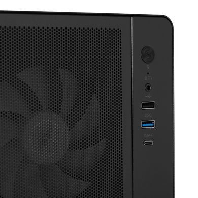 2E Gaming Корпус Credo Plus V510B без БЖ, 1xUSB3.0, 1х USB 2.0, 1xUSB Type-C, 4x120мм ARGB, VGA 310мм, TG Side Panel, ATX, чорний 2E-V510B фото