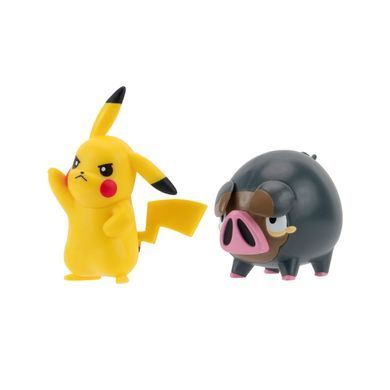 Набор игровых фигурок POKEMON W17 - ПИКАЧУ И ЛЕЧОНК PKW3566 фото