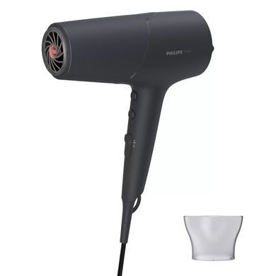 Philips Фен 5000 Series, 2100Вт, 3 режими, іонізація, хол. обдув, темно-сірий BHD504/00 фото