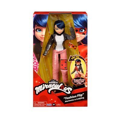 Лялька MIRACULOUS "Леді Баг і Супер-Кіт" у костюмі з паєтками - МОДНЕ ПЕРЕТВОРЕННЯ МАРІНЕТТ В ЛЕДІ БАГ 50375 фото