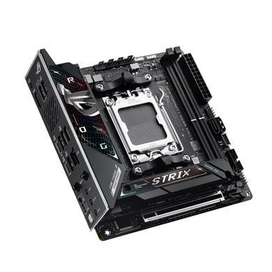 ASUS Материнcька плата ROG STRIX B850-I GAMING WIFI sAM5 B850 2xDDR5 M.2 HDMI USB Type-C WiFi BT mITX 90MB1K30-M0EAY0 фото