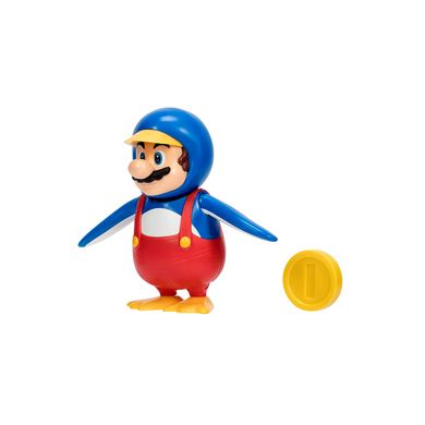 Ігрова фігурка з артикуляцією SUPER MARIO - МАРІО-ПІНГВІН (10 cm, з аксес.) 40824i фото