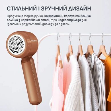 Rowenta Машинка для видалення катишків Rowenta Easy Care, велика площа лез. 60 хв. роботи на одному заряді, USB, помаранчевий JA8001E0 фото