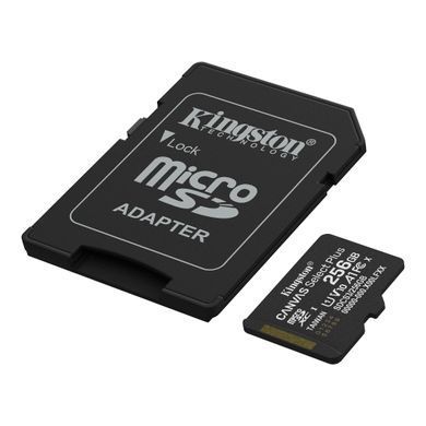 Kingston Карта памяти Kingston microSD 256GB C10 UHS-I A1 V10 R150MB/s + SD SDCS3/256GB фото