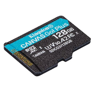 Карта пам'яті Kingston microSD 128GB C10 UHS-I U3 A2 R170/W90MB/s SDCG3/128GBSP фото