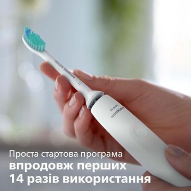 Philips Щетка зубная электр. Sonicare 2100 Series, 31т. колеб/мин, насадок-1, белый HX3651/13 фото