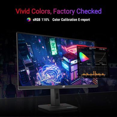 ASUS Монітор Asus 27" ROG Strix XG279CNS HDMI, DP, USB-C, IPS, 380Hz, 0.3ms, sRGB 110%, AdaptiveSync, Pivot, HDR400 90LM0AW0-B01371 фото