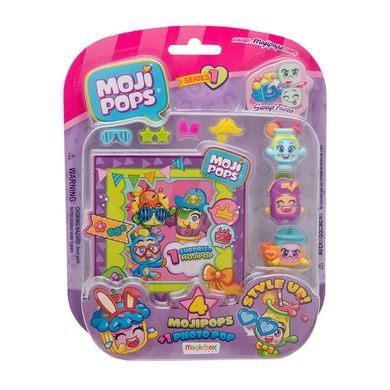 Ігровий набір MOJI POPS &ndash; ФОТОСЕСІЯ (4 фігурки, аксесуари) PMP1B416IN00 фото