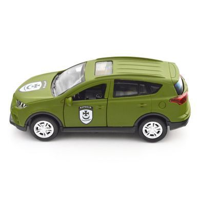 Автомодель серії "Шеврони Героїв" &ndash; TOYOTA RAV4 &ndash; "БУРЕВІЙ" KM6198 фото