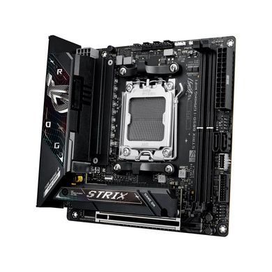ASUS Материнcька плата ROG STRIX B850-I GAMING WIFI sAM5 B850 2xDDR5 M.2 HDMI USB Type-C WiFi BT mITX 90MB1K30-M0EAY0 фото