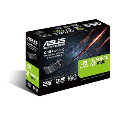 Видеокарта ASUS GeForce GT 1030 2GB GDDR5 low profile silent GT1030-SL-2G-BRK 90YV0AT0-M0NA00 фото