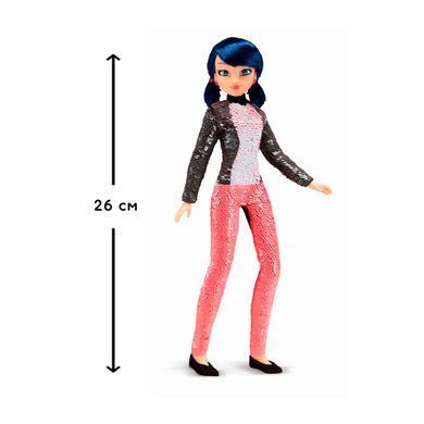 Лялька MIRACULOUS "Леді Баг і Супер-Кіт" у костюмі з паєтками - МОДНЕ ПЕРЕТВОРЕННЯ МАРІНЕТТ В ЛЕДІ БАГ 50375 фото