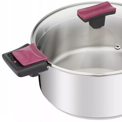 Набір посуду Tefal Cook&Clip, 10 предметів, нерж.сталь G723SA74 фото