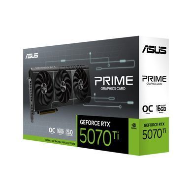 ASUS Видеокарта GeForce RTX 5070 TI 16GB GDDR7 OC PRIME-RTX5070TI-O16G 90YV0MF0-M0NA00 фото