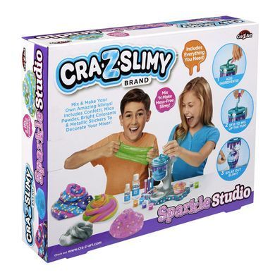 Cra-Z-Art Cra-Z-Art Slime Glitter Sparkle Studio, set 22pcs 60396CRA фото