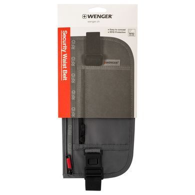 Wenger Сумка на пояс, waist belt with RFID pocket, серая 611879 фото