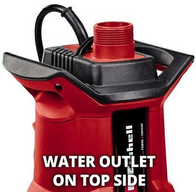 Einhell Насос для грязной воды аккумуляторный GE-DP 18/25 Li - Solo, PXC, до 25мм, (без АКБ и ЗУ) 4181580 фото