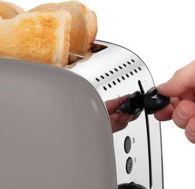 Russell Hobbs Тостер 1671Вт, пластик, подогрев, мокко