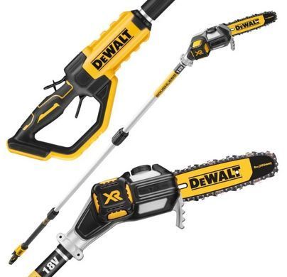 DeWALT Висоторіз ланцюговий акумуляторний безщітковий 18В шина 20см штанга 180-280см 4.0кг без АКБ та ЗП DCMPS567N фото