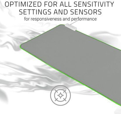 Razer Коврик для мыши Goliathus Extended Chroma M Mercury Grey (355х255х3мм) RZ02-02500314-R3M1 фото