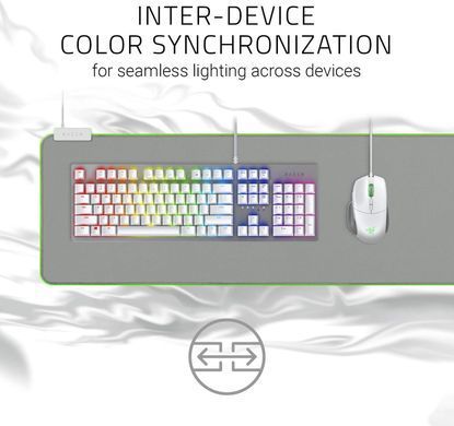 Razer Коврик для мыши Goliathus Extended Chroma M Mercury Grey (355х255х3мм) RZ02-02500314-R3M1 фото