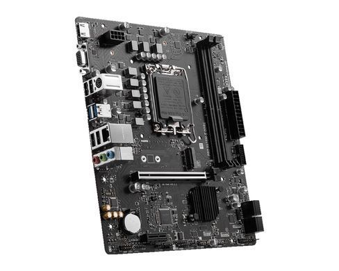 MSI Материнcкая плата PRO H610M-E DDR4 s1700 H610 2xDDR4 M.2 HDMI DSub mATX 911-7D48-062 фото