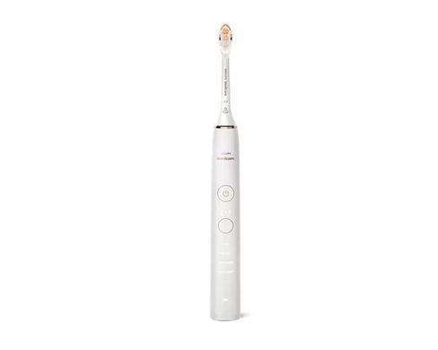 Philips Щетка зубная электр., Sonicare DiamondClean 9000 Series набор, 62т. колеб/мин, насадок-1, 2шт в наб., 1 зарядн.стакан+зарядка, черный, белый HX9914/69 фото