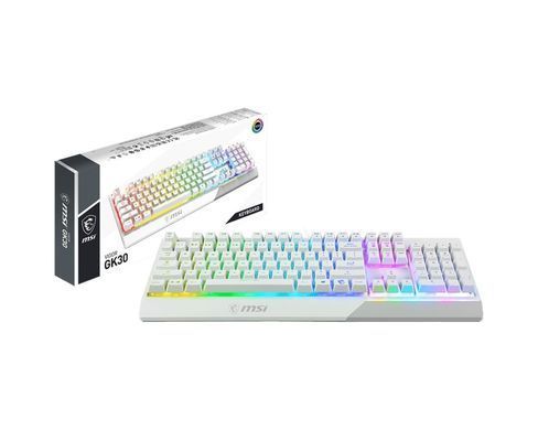 MSI Геймерская клавиатура Vigor GK30 WHITE UA S11-04UA301-CLA фото