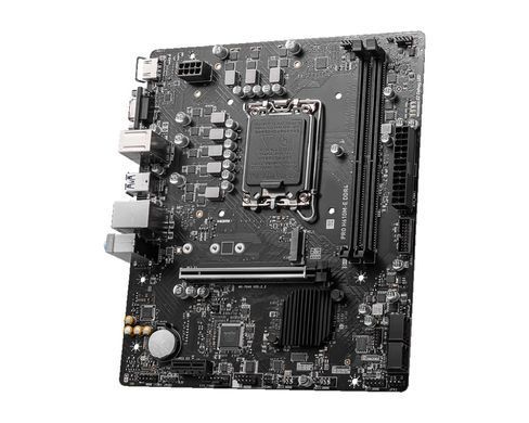 MSI Материнcкая плата PRO H610M-E DDR4 s1700 H610 2xDDR4 M.2 HDMI DSub mATX 911-7D48-062 фото