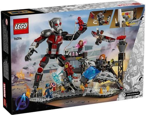 LEGO Конструктор LEGO Super Heroes Перший месник: Протистояння Пригодницька битва 76314 фото