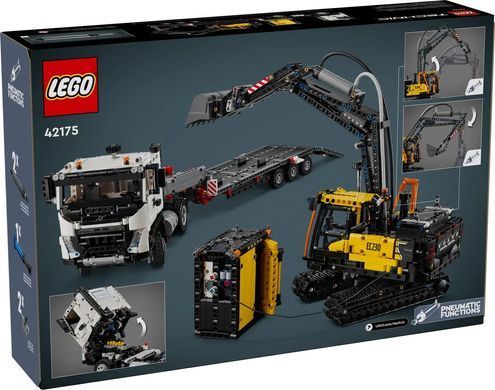 LEGO Конструктор Technic Грузовик Volvo FMX и Электрический экскаватор EC230 42175 фото