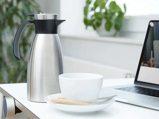 Tefal Tefal Soft Grip Vacuum Jug, 1.5L, stainless steel, plastic, black K3043214 фото