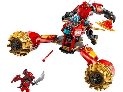 LEGO Конструктор LEGO Ninjago Штормовий робот-вершник Кая 71830 фото