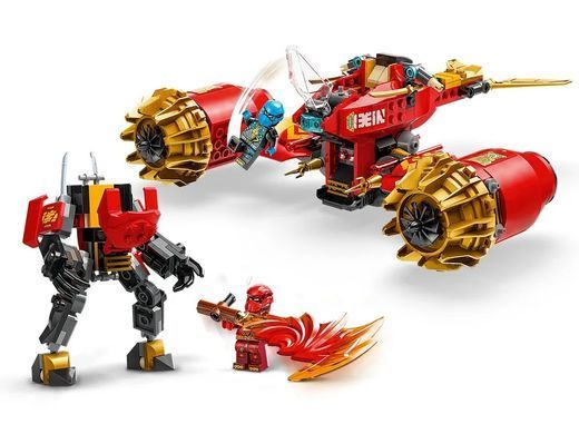 LEGO Конструктор LEGO Ninjago Штормовий робот-вершник Кая 71830 фото