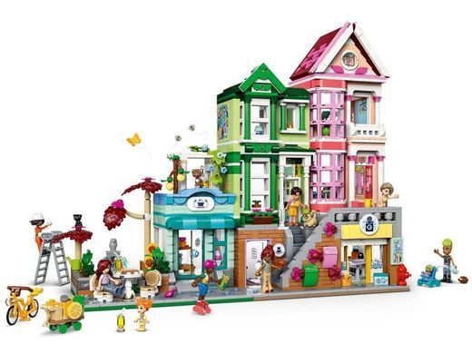 LEGO Конструктор LEGO Friends Хартлейк-Сіті. Квартири і крамниці 42670 фото