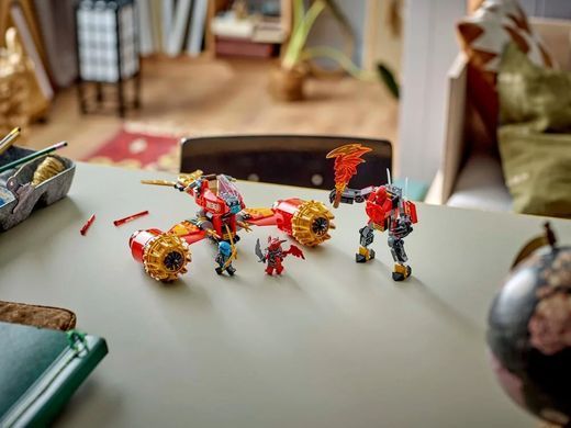 LEGO Конструктор LEGO Ninjago Штормовий робот-вершник Кая 71830 фото