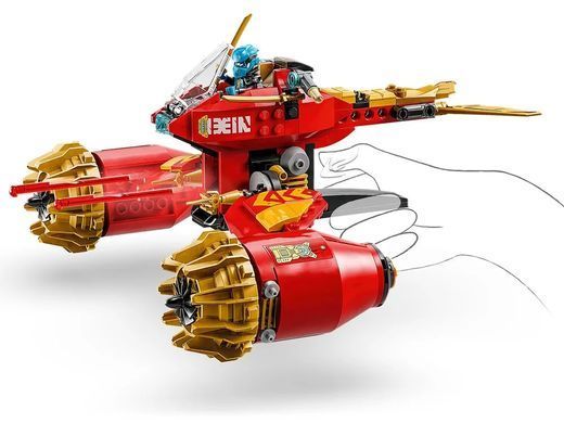 LEGO Конструктор LEGO Ninjago Штормовий робот-вершник Кая 71830 фото