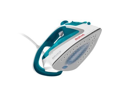 Утюг Tefal Easygliss Plus, 2500Вт, 270мл, паровой удар -195гр, постоянный пар - 45гр, керам. подошва, бело-голубой FV5718E0 фото