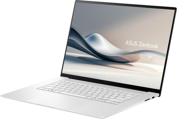 ASUS Ноутбук Zenbook S 16 UM5606WA-RK332W 16" 3K OLED, AMD AI 9 365, 24GB, F1TB, UMA, Win11, Білий 90NB13M2-M00LD0 фото