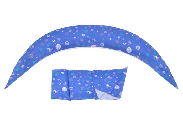 Набор аксессуаров для подушки Nuvita DreamWizard (наволочка, мини-подушка) Синий NV7101BLUE фото