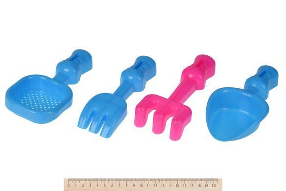 Same Toy Набір для гри з піском Блакитний (6 од.) B015-Eut-2 фото