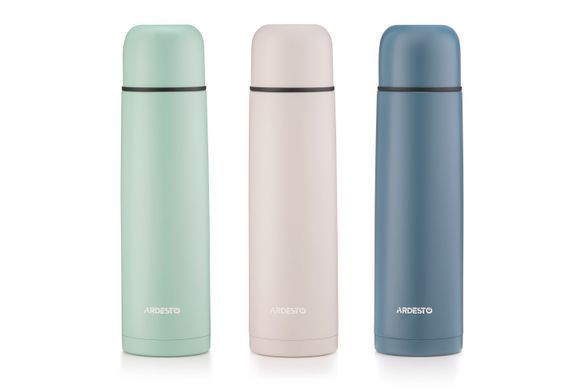 Термос Ardesto Bright City 1000 мл, нержавіюча сталь, зелений AR2610GR фото