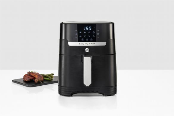 Tefal Мультипіч OBH Nordica EasyFry&Grill Precision, 1550Вт, чаша-4.2л, сенс. керув., від 40&deg;C до 200&deg;C, пластик, чорний AG5058S0 фото