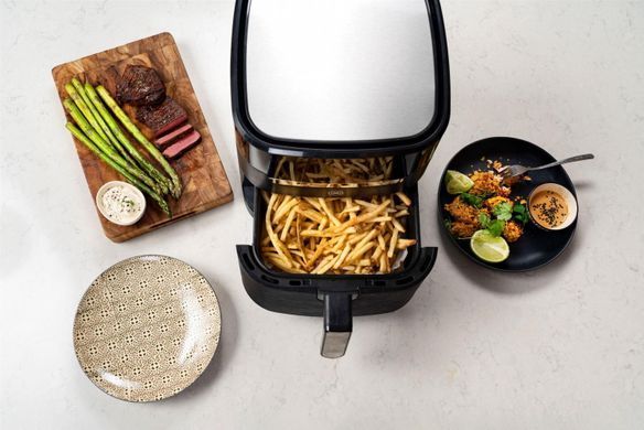 Tefal Мультипіч OBH Nordica EasyFry&Grill Precision, 1550Вт, чаша-4.2л, сенс. керув., від 40&deg;C до 200&deg;C, пластик, чорний AG5058S0 фото
