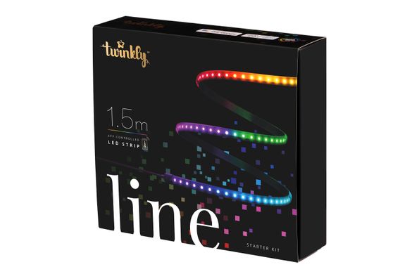 Smart LED Twinkly Line RGB, підсвічування, Gen II, IP20, довжина 1,5м, кабель чорний TWL100STW-BEU фото